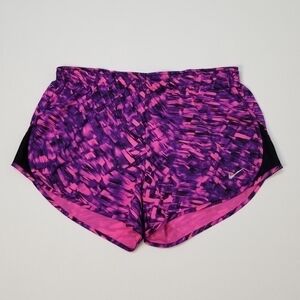 Nike Athletic Shorts, Pink and Black, Size Medium